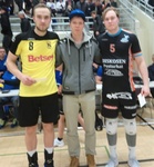 Ottelun palkitut: East Volley: Jere Aalto, KyKy-Betset: Mika Väliaho.