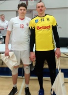 Ottelun palkitut: TUTO Volley: Einari Koivisto, KyKy-Betset: Aivars Petruvics.