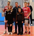 Ottelun palkitut VaLePa: Jiri Leinonen, KyKy-Betset: Otto Keinonen.