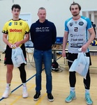 Ottelun palkitut: KyKy-Betset: Olli Saarenmaa, East Volley: Taavi Tuominen. Palkinnot jakoi Otteluisäntä MÄKELÄ ALU Oy:n Myyntijohtaja: Mika Korkea-aho.