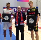 Ottelun palkitut TUTO Volley: William Groffier, KyKy-Betset: Oskari Keskinen.