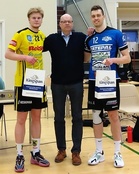 Ottelun palkitut KyKy-Betset: Oskari Keskinen, Lempo-Volley: Tuomas Sillanpää. Palkinnot jakoi Otteluisäntä: Kingspan Myyntipäällikkö: Ari Kemppainen.