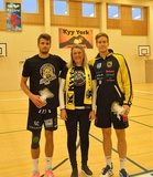 KyKy-Betset vs Hurmos ottelun palkitut, Hurmos: Matias Korhonen, KyKy-Betset: Joel Laakso. Palkinnot jakoi kunnanjohtaja: Tiina Pelkonen.