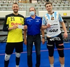 Ottelun palkitut: KyKy-Betset: Ralfs Ozolins, East Volley: Taavi Tuominen.