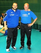 Mauro Berruto ja Hannu Kalliojärvi Kuortaneella vuonna 2005.