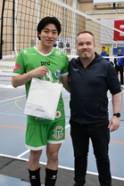 Ottelun parhaan liberon palkitsi: TERVEYSTALO. Palkinnon jakoi vastaava fysioterapeutti Petri Sissala.