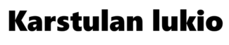 Karstulan lukio Karstulan lukio