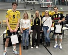 Ottelun palkitut Walter Schreck, Tiikerit, Yaroslav Horobets, KyKy-Betset.